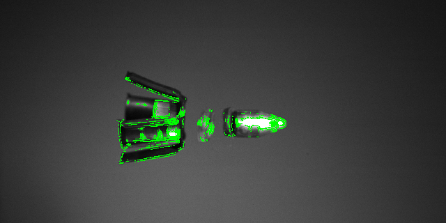 Shotgun shell focus peaking high